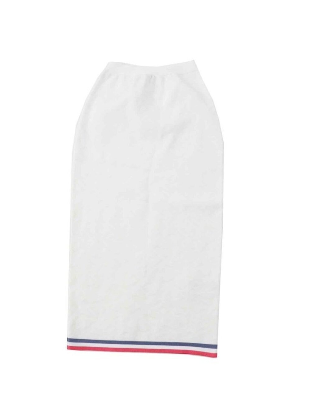 Fendi 2023 Fzq719 ANZE Logo Pattern Long Tight Skirt White Pink Gray 36